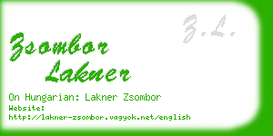 zsombor lakner business card